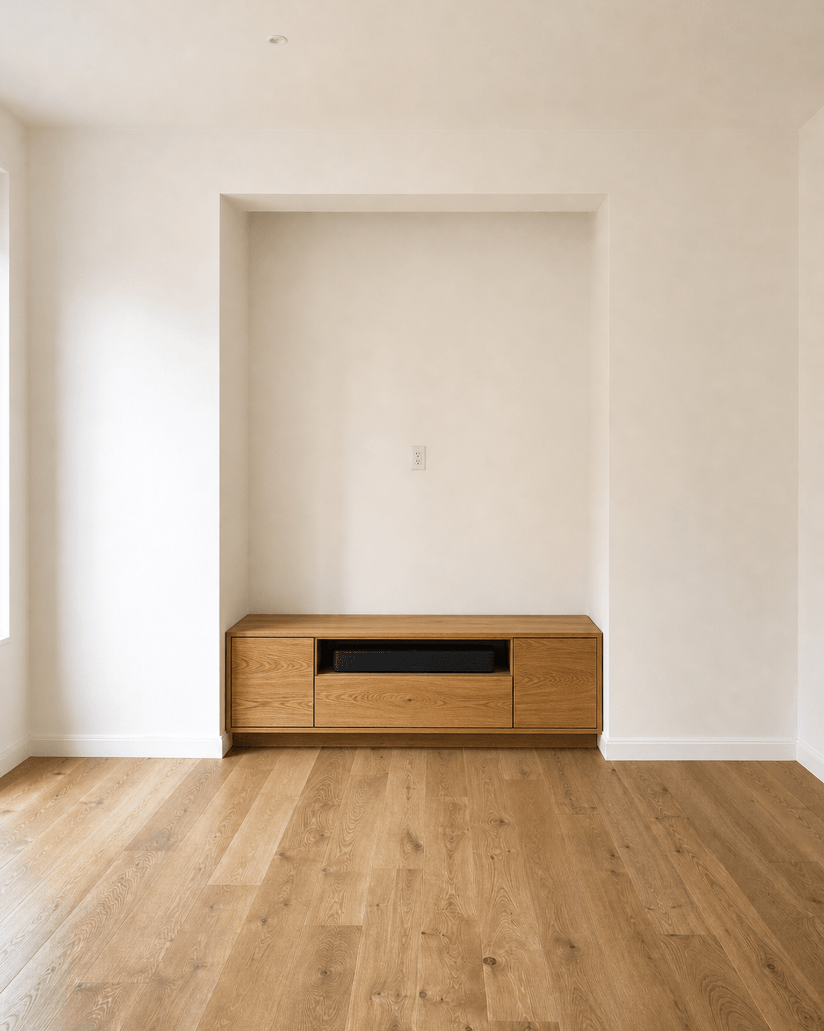 Concept render: TV units sit in the most visible spot in your living room, and never fit.