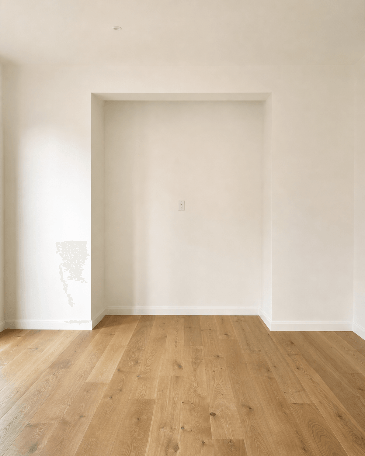 The space before: TV units sit in the most visible spot in your living room, and never fit.
