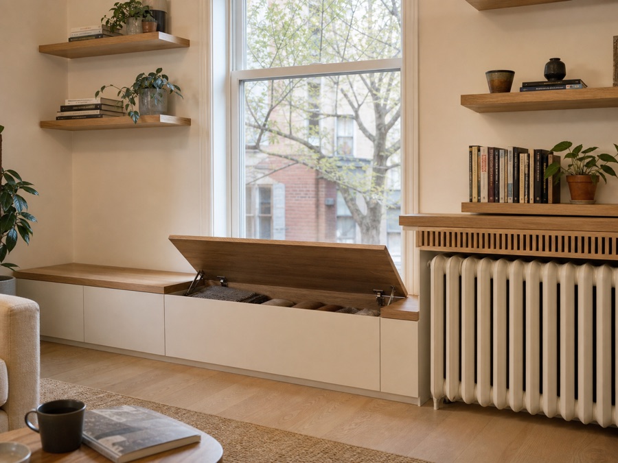 Miniatuur van project Raambank bij de radiator